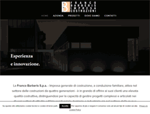 Tablet Screenshot of francobarberis.com